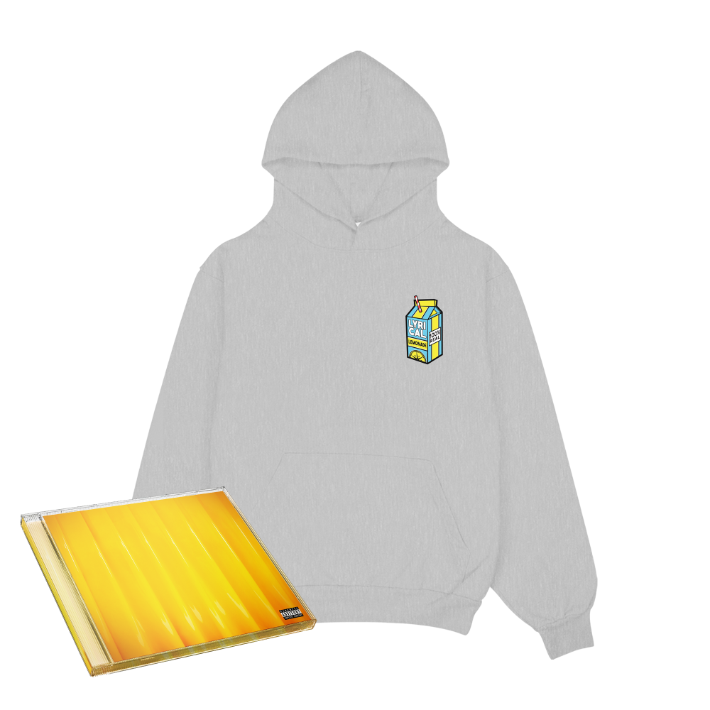 All Is Yellow Carton Grey Hoodie Fan Pack Lyrical Lemonade