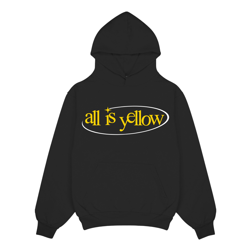 All Is Yellow Star Black Hoodie