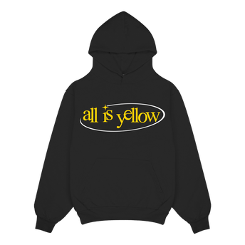 All Is Yellow Star Black Hoodie
